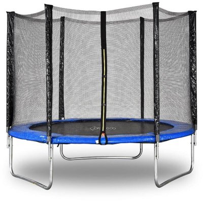 JARDIDECO  Trampoline Atlas &Oslash; 2,44 m Bleu