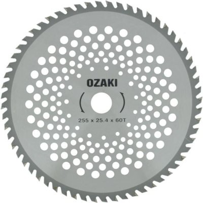 OZAKI JARDIN PRATIC Lame pour d&eacute;broussailleuse - 60 dents