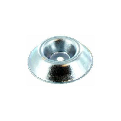  JARDIN PRATIQUE Coupelle d'appui en acier - Al&eacute;sage 8 mm - &oslash; 85 mm 