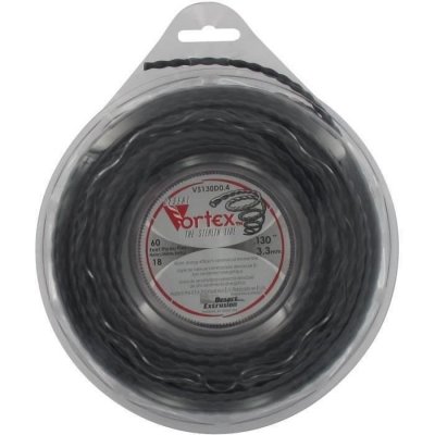  JARDIN PRATIQUE Fil nylon copolym&egrave;re VORTEX pour d&eacute;broussailleuse - &Oslash; 3,3 mm - L 18 m 