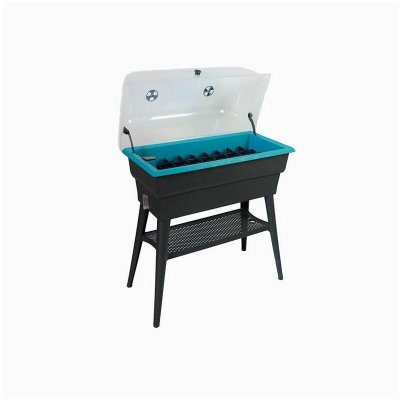 OUTILS ET NATURE Jardiniere Calipso combi 40L Gris/Turquoise