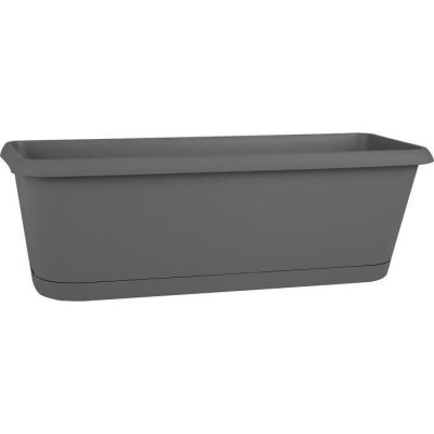 EDA Jardini&egrave;re Chorus 50cm + Plateau - Anthracite -  Plastiques