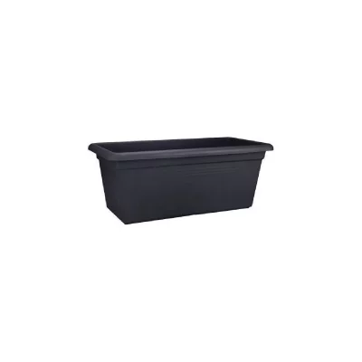 ELHO Jardiniere Green Basics 60 - Vivre noir - Ext&eacute;rieur - XXL - L 29,5 x W 59,2 x H 27,7 cm