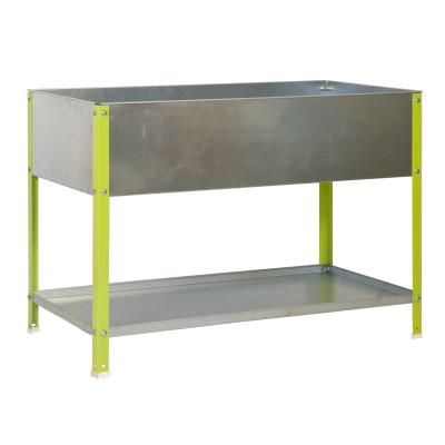 SIMONRACK Jardini&egrave;re m&eacute;tallique urbaine verte 850 