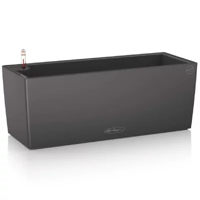 LECHUZA Jardini&egrave;re plastique  Balconera color gris 50 x 19 x h.19 cm