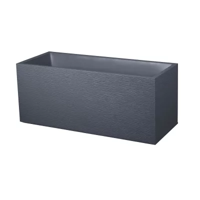 EDA Jardini&egrave;re polypropyl&egrave;ne  Graphit anthracite 39 x 99 x h.43 cm
