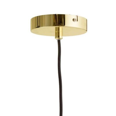 BLOOMINGVILLE Jardini&egrave;re suspendue avec lampe LED dor&eacute;e Bold - 