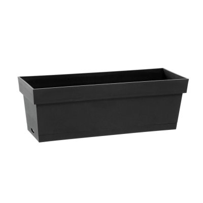 EDA Jardini&egrave;re Toscane avec r&eacute;serve d'eau 50cm anthracite