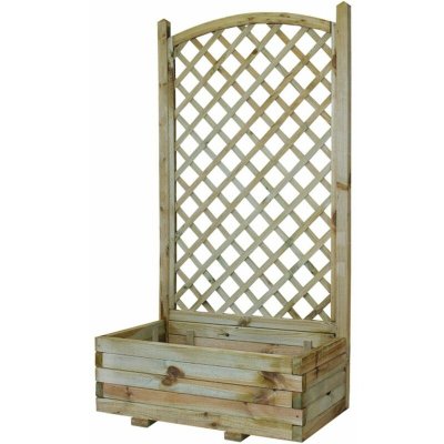 CEMONJARDIN Jardini&egrave;re + treillage en arc Ch&egrave;vrefeuille