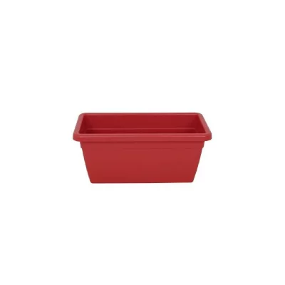 ARTEVASI Jardiniere Venezia Xl - 30 x 60 x H 26,5 cm - 30 L - Rouge fonc&eacute;