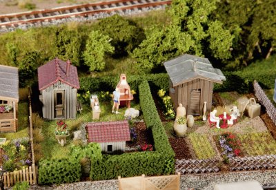 FALLER Jardins Ouvriers Avec Hangars  180494 H0-