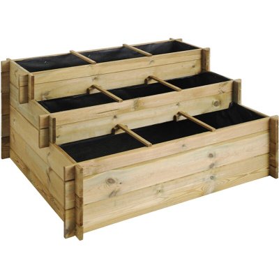 JARDIPOLYS  - Carr&eacute; potager 3 &eacute;tages Up