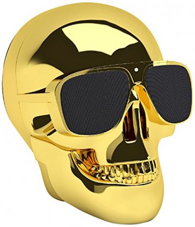 JARRE TECHNOLOGIES Jarre Enceinte AEROSKULL NANO gold DESIGN CONTEMPORAIN