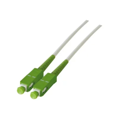 MCAD Jarret. Opt. Simplex Mono. Os2 9/125 Sc-apc/sc-apc Blanc-5 M