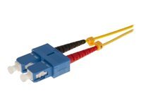 DEXLAN Jarreti&egrave;re optique duplex HD mono OS2 9/125 SC-UPC/SC-UPC jaune - 10 m