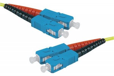 DEXLAN Jarreti&egrave;re optique duplex HD mono OS2 9/125 SC-UPC/SC-UPC jaune - 3 m