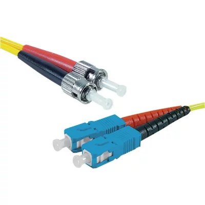 CONNECT Jarreti&egrave;re optique duplex monomode OS2 9/125 SC-UPC/ST-UPC jaune - 2 m