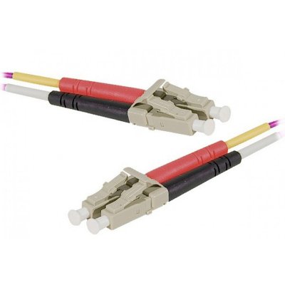 MCAD Jarreti&egrave;re optique duplex multimode 2mm OM4 LC-UPC/LC-UPC - 10 m