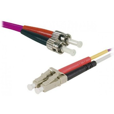 MCAD Jarreti&egrave;re optique duplex multimode 2mm OM4 LC-UPC/ST-UPC - 2 m