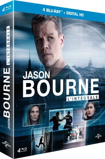 Jason Bourne L'int&eacute;grale Coffret  Blu-ray