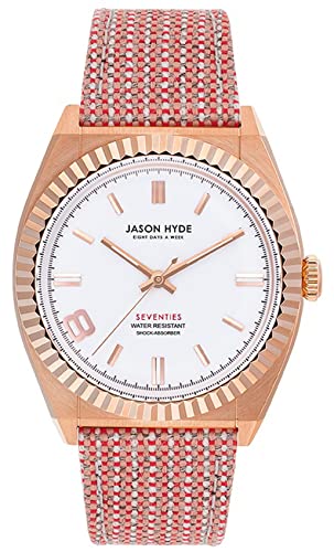 JASON HYDE  Eight Montre Femme Analogique Quartz avec Bracelet Textile JH20012 6290