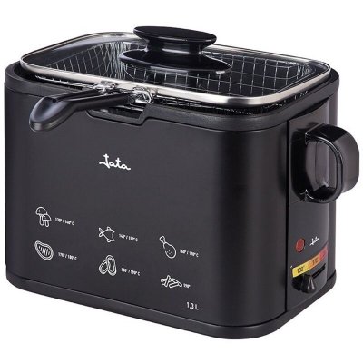 JATA  FR5600 Friteuse &Eacute;lectrique 1,3L 1000W Noir