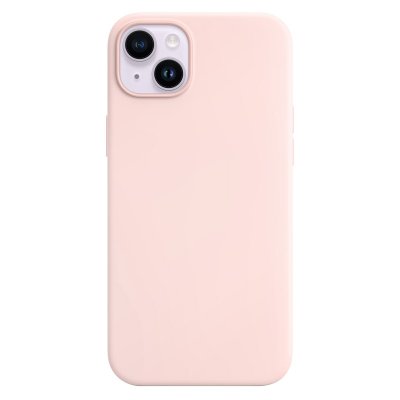 JAYM  Coque Magsafe pour Apple iPhone 14 Premium Silicone Microfibre Rose