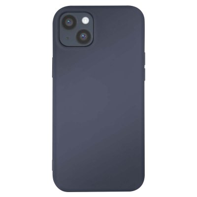JAYM  Coque pour Apple iPhone 14 Premium Silicone Microfibre Bleu