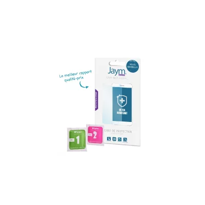 JAYM  - Film Verre tremp&eacute; essentiel Haute Resistance 9H - pour iPhone 12 Pro Max (6.7) - Neuf