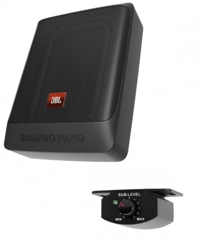 JBL  Bass Pro Nano 6x8 ':': Subwoofer sous le si&egrave;ge Boombox