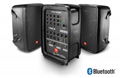 JBL  EON208P Enceinte Portable Amplifi&eacute;e Noir