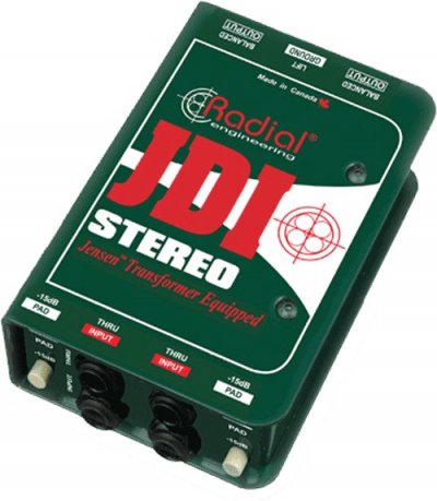RADIAL JDI-STEREO - DI passive st&eacute;r&eacute;o