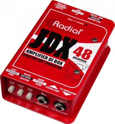 RADIAL JDX - DI active simulateur de HP