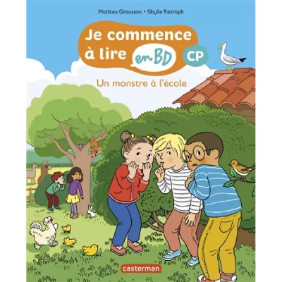 Je Commence &Agrave; Lire En Bd - Cp - Un Monstre &Agrave; L'&eacute;cole
