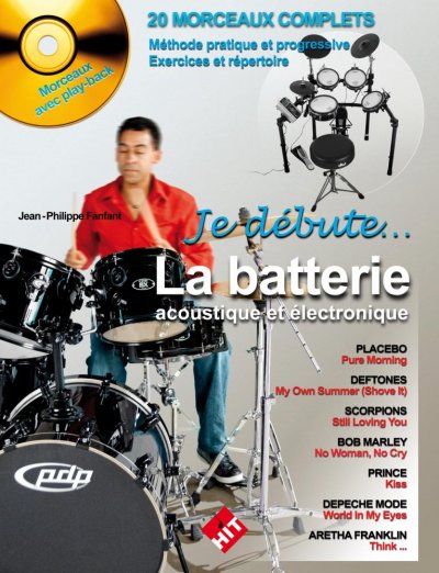 HIT DIFFUSION Je Debute la Batterie + 1 cd