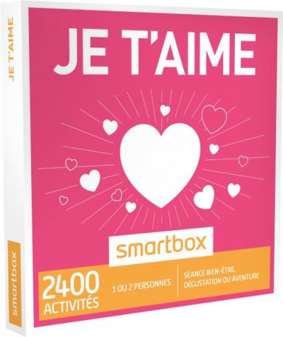 SMARTBOX Je t'aime -  Coffret Cadeau Multi-th&egrave;mes Multicolore 