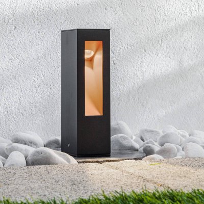 LUCANDE Jenke Lampe de Jardin Graphite/Matt Gold - 