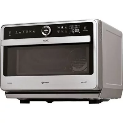 BAUKNECHT Jetchef Premium MW 179 IN - Four micro-ondes grill - 33 litres - 1000 Watt - acier inoxydable