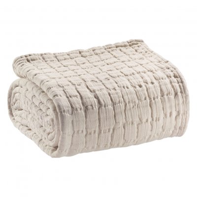 VIVARAISE Jet&eacute; De Lit Swami En Coton 100% - Taille 240 X 260 Cm - 