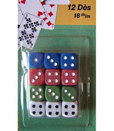 COFALU Jeu 12 D&eacute;s A Jouer ( Yam 421 ) Jeu De Societee