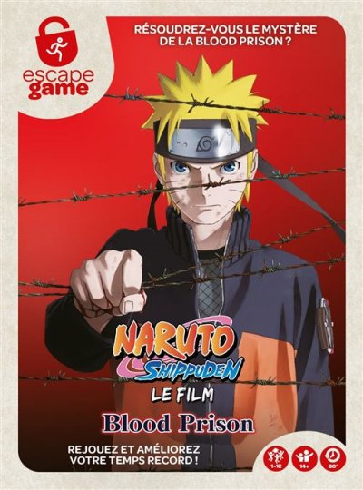 NARUTO SHIPPUNDEN Jeu Ambiance Naruto Shippuden - Blood Prison - Escape Game