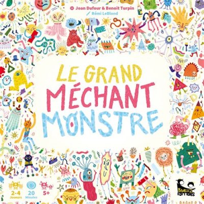 BANKIIIZ EDITIONS Jeu  Le grand m&eacute;chant monstre- - Jeu de soci&eacute;t&eacute;