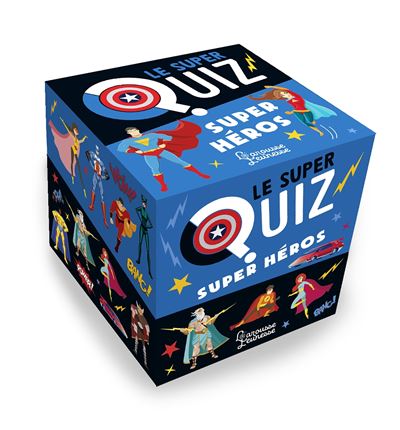 LAROUSSE Jeu BEM'S Le super quiz super h&eacute;ros - - Jeu de soci&eacute;t&eacute;