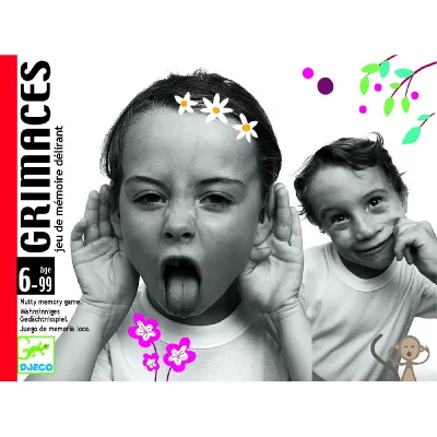 DJECO Jeu cartes 6-99y grimaces 