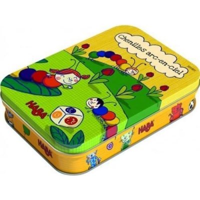 HABA Jeu Chenilles arc-en-ciel - 