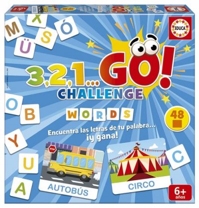 EDUCA Jeu classique  3,2,1 Go! Challenge Words