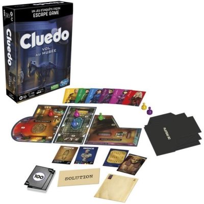 HASBRO GAMING Jeu classique  Cluedo Vol au mus&eacute;e