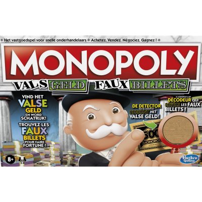 HASBRO GAMING Jeu classique  Monopoly Faux Billets 