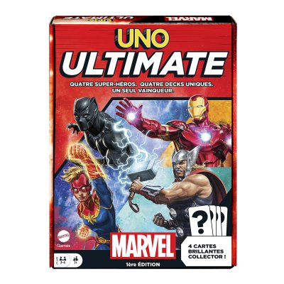 MATTEL Jeu classique  Uno Ultimate Marvel