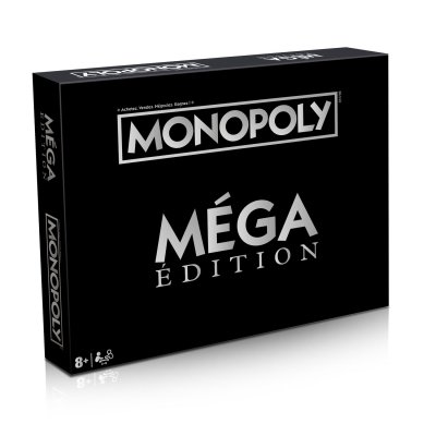 MONOPOLY Jeu classique  Edition M&eacute;ga 